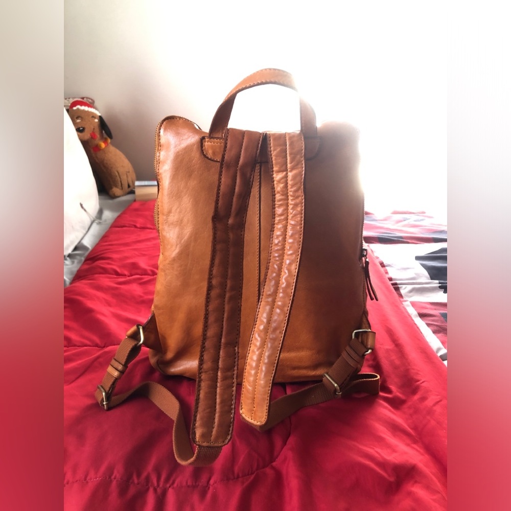 Leather backpack - Picture 4 of 11